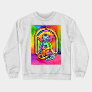 Rainbow Meditation Crewneck Sweatshirt